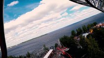 Tornado Roller Coaster (Sarkanniemi Park - Tampere, Finland) - 4K Inverted Intamin Roller Coaster POV Video