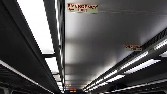 New Jersey Transit Morris and Essex Train in Snow Storm
