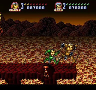 Battletoads in Battlemaniacs online multiplayer - snes