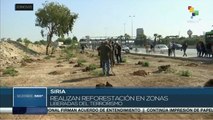 Trabajadores de Siria inician actividades ambientalistas para la preservación de la naturaleza