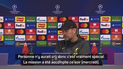 Groupe B - Klopp : "Personne n'y aurait cru"