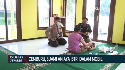 Karena Cemburu, Suami Aniaya Istri Saat Mengendarai Mobil