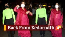 Watch Sara Ali Khan & Janhvi Kapoor Return From Their ‘Controversial’ Kedarnath Trip
