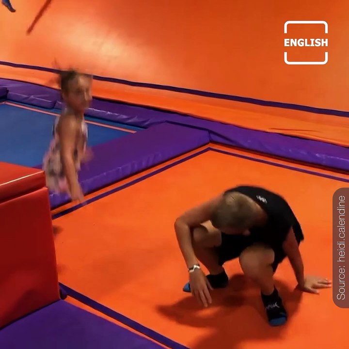 10-Year-Old Specially Abled Gymnast Paige Calendine Is Winning Hearts