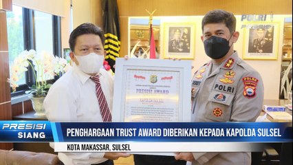 Kapolda Sulsel Raih Penghargaan dari Lemkapi