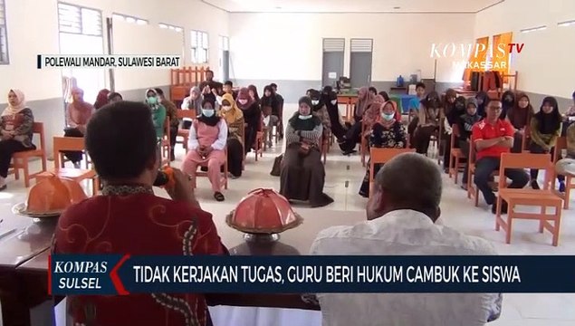 Tidak Kerjakan Tugas, Guru Beri Hukum Cambuk Ke Siswa