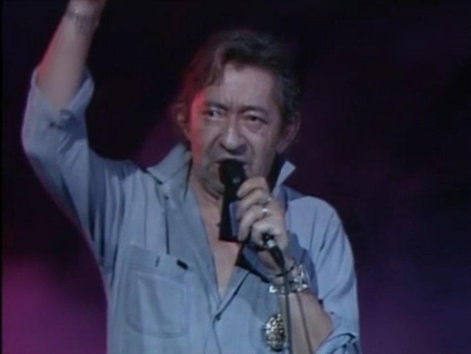 Serge Gainsbourg - Bonnie and Clyde - Zénith 1988