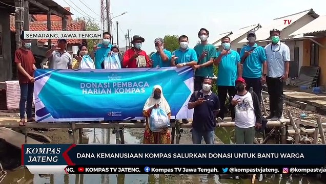 Dana Kemanusiaan Kompas Salurkan Donasi untuk Bantu Warga