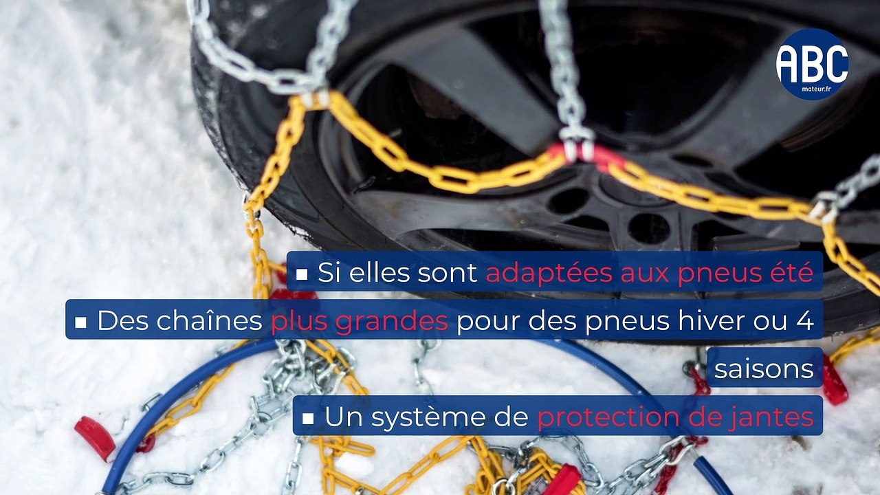 Chaîne neige : lesquelles sont les meilleures pour votre voiture ?