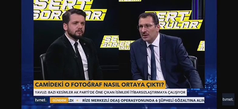 AK Partili Yavuz'un canlı yayındaki zor anları