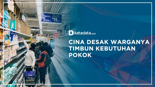Cina Desak Warganya Timbun Kebutuhan Pokok | Katadata Indonesia