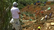 Buscan a los desaparecidos tras el deslizamiento de tierras en Mallama, Colombia