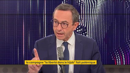 Campagne européenne célébrant "la liberté dans le hijab" : "C'est scandaleux", estime Bruno Retailleau