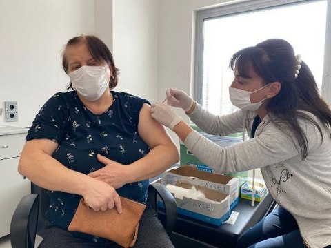 Son dakika haber | Ankara Şehir Hastanesi'nde 3'üncü doz Biontech uygulaması başladı