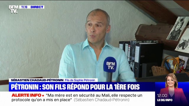 On n'a jamais su à qui il fallait dire merci (...) on ne sait pas quel est le rôle de la France : le fils de Sophie Pétronin, ex-otage au Mali, revient sur la libération de sa mère