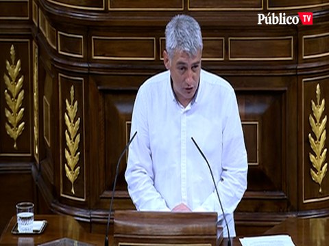 Oskar Matute, a la ministra de Hacienda: Muéstrese fuerte con los poderosos porque hacerlo con los débiles es muy fácil e injusto