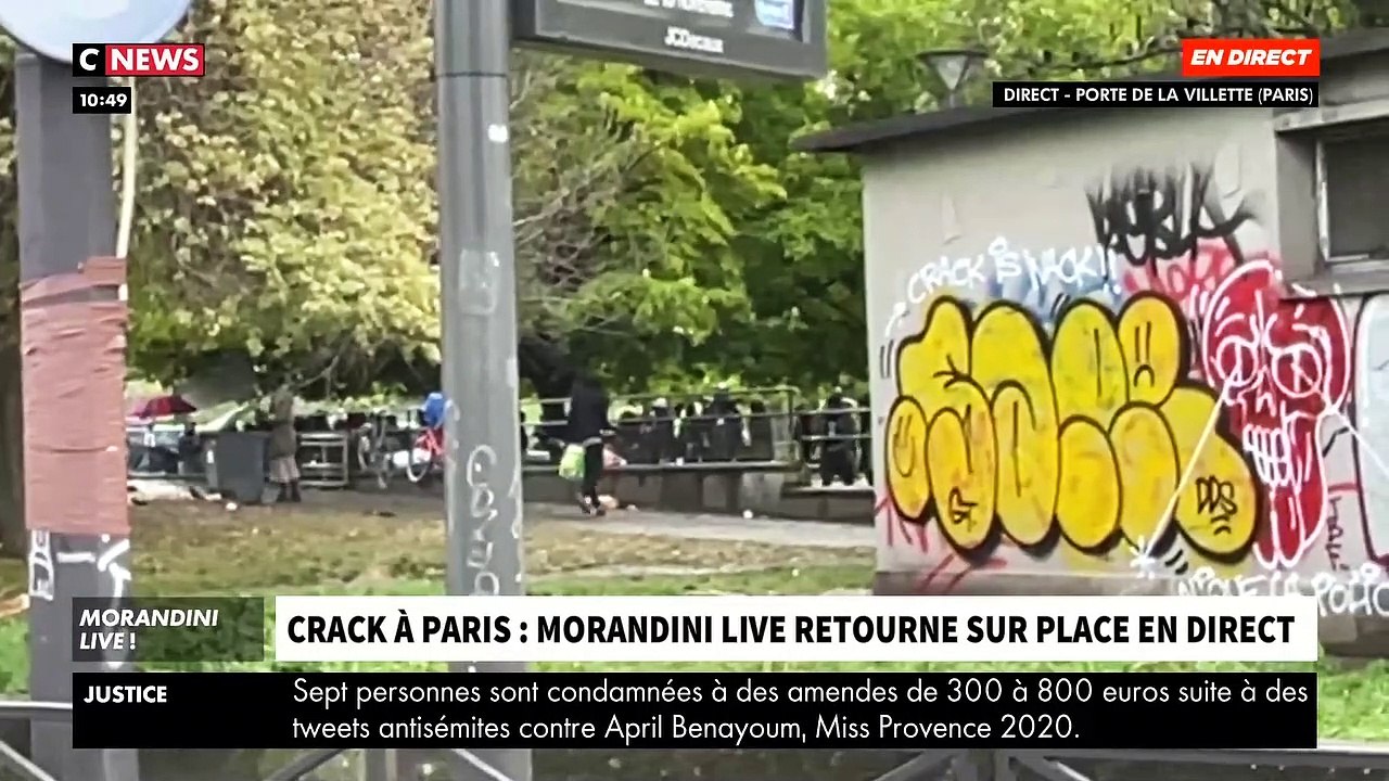Porte de La Villette - L'équipe de "Morandini Live" prise à partie en direct ce matin par des toxicomanes et cible de jets de bouteilles de verre - VIDEO