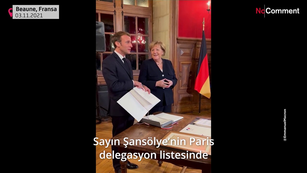 Merkel'e veda eden Macron: Benim gibi aceleci b...