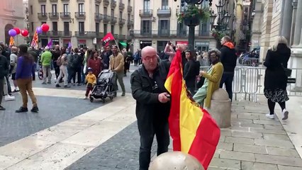 Es crema la bandera d'Espanya