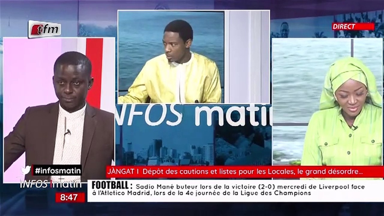 Jangat de Pape Djibril Fall : Dépot des cautions et listes des locales- Infos du Matin du 04/11/2021