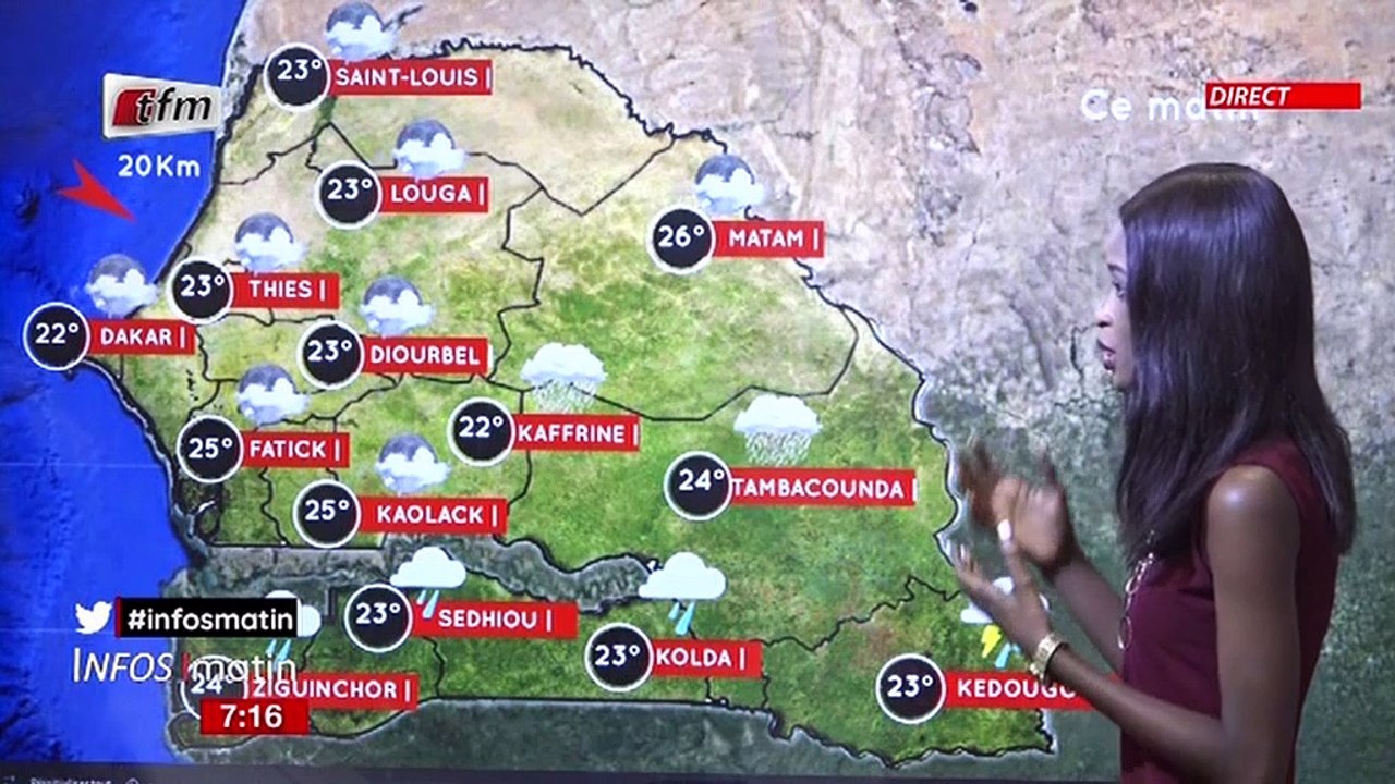 Infos du Matin - 04 Novembre 2021 - La météo avec Nafi Fall
