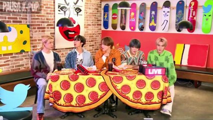 [PT-BR] NCT U - Pizza Party pt 1. - Twitter Blueroom Live