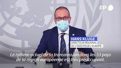 Covid: le rythme de transmission en Europe "très préoccupant", s'inquiète l'OMS