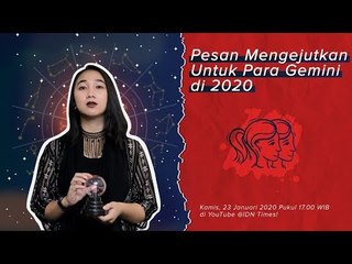 Pesan Mengejutkan Untuk Para Gemini di 2020 #CuhatLewatTarot