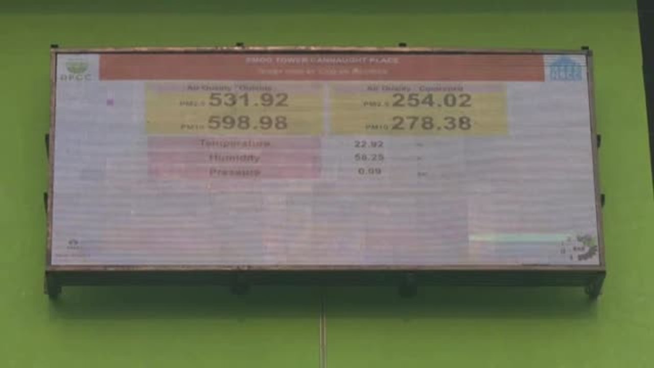 Nueva Delhi no puede respirar en las horas previas a la fiesta de Diwali