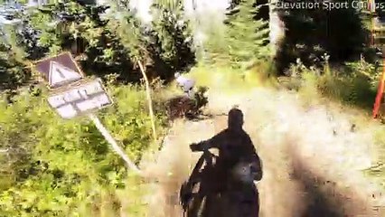 Mountain Biking Buddies Both Take a Tumble