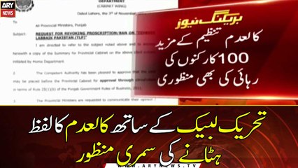 Summary of the removal of the word "banned" with TLP approved