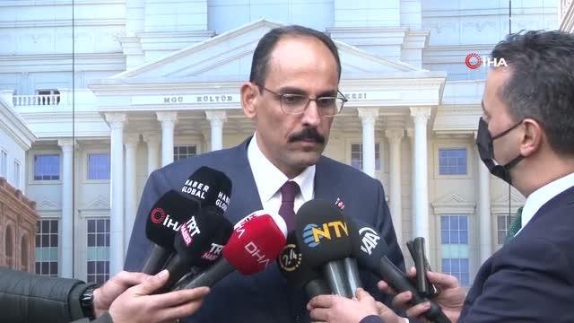 Cumhurbaşkanlığı sözcüsü İbrahim Kalın: ('S-400'ler İncirlik'te' iddiası) Bunların aslı astarı yok, bu tür yalan haberler ortaya atılıyor sahte...