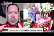 Ministro Hernando Cevallos cree que no habrá tercera ola de contagios de coronavirus en Perú