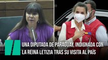 Una diputada de Paraguay, indignada por la vestimenta que usó la reina Letizia en la visita a su país