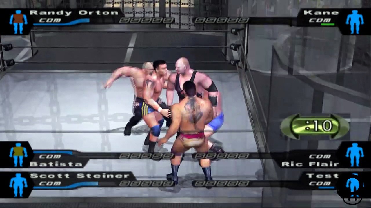 Here Comes the Pain Kane vs Scott Steiner vs Test vs Batista vs Randy Orton vs Ric Flair