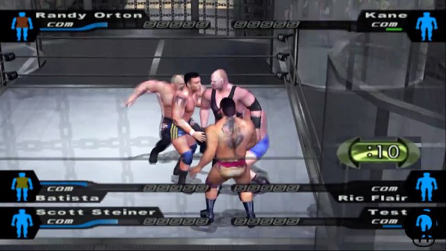 Here Comes the Pain Kane vs Scott Steiner vs Test vs Batista vs Randy Orton vs Ric Flair