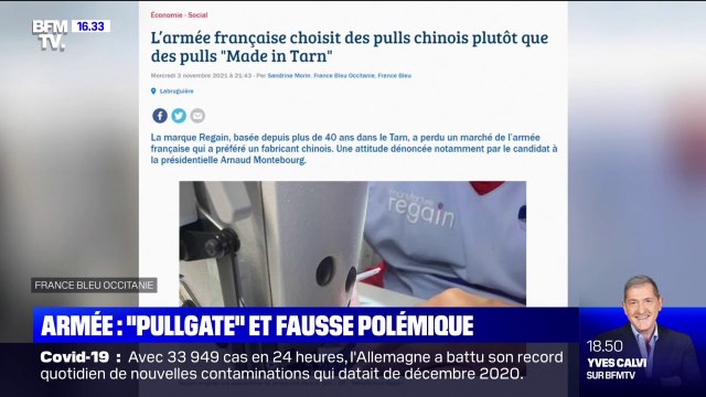 Pullgate : le ministère des Armées dément se fournir en Chine pour ses pulls