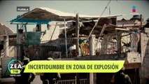 Familias viven en la incertidumbre tras la explosión en Puebla