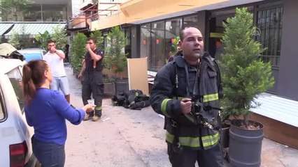 Otelde çıkan yangın hasara yol açtı