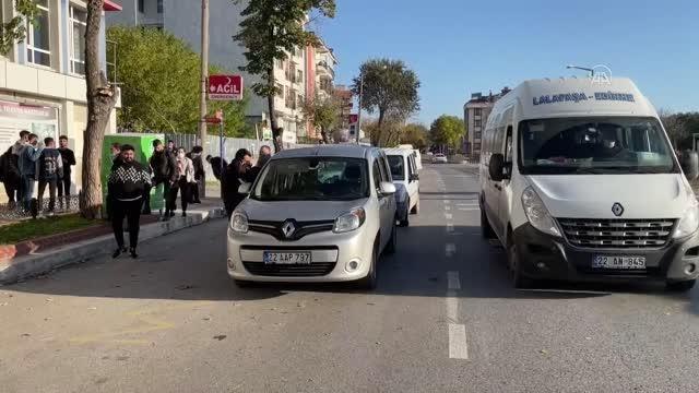 Evraklarını isteyen polise mukavemet eden motosiklet sürücüsü gözaltına alındı