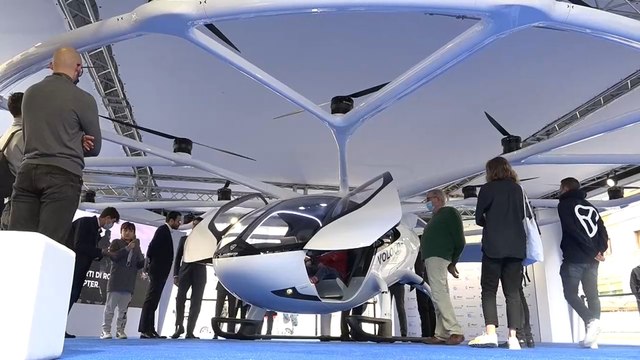 Los taxis aéreos eléctricos llegan a Roma, pero de momento como exhibición