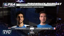 Squash: #ThrowbackThursday - Mosaad v Castagnet - Canary Wharf Classic 2016 Final