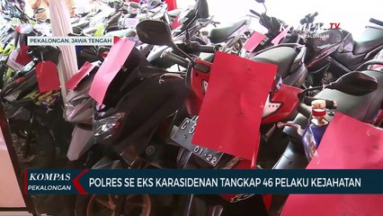 Polres Se Eks-KarasidenanTangkap 46 Pelaku Kejahatan