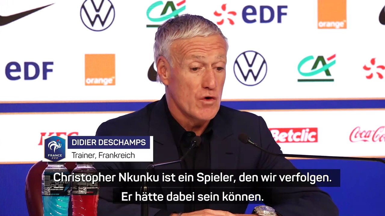 Das sagt Deschamps zur Nicht-Nominierung von Nkunku