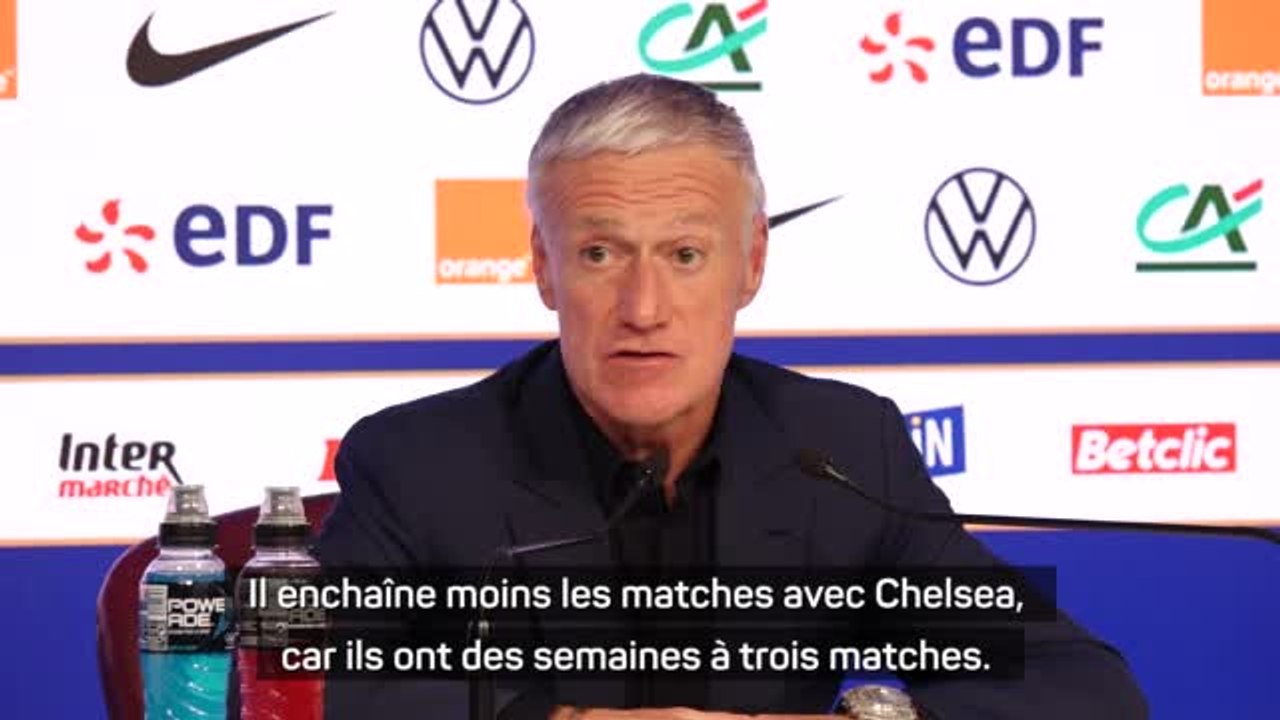 Bleus - Deschamps : "Kanté fait partie intégrante de cette équipe"