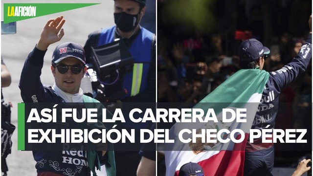 Checo' Pérez conquistó la CdMx con exhibición de monoplaza de Red Bull