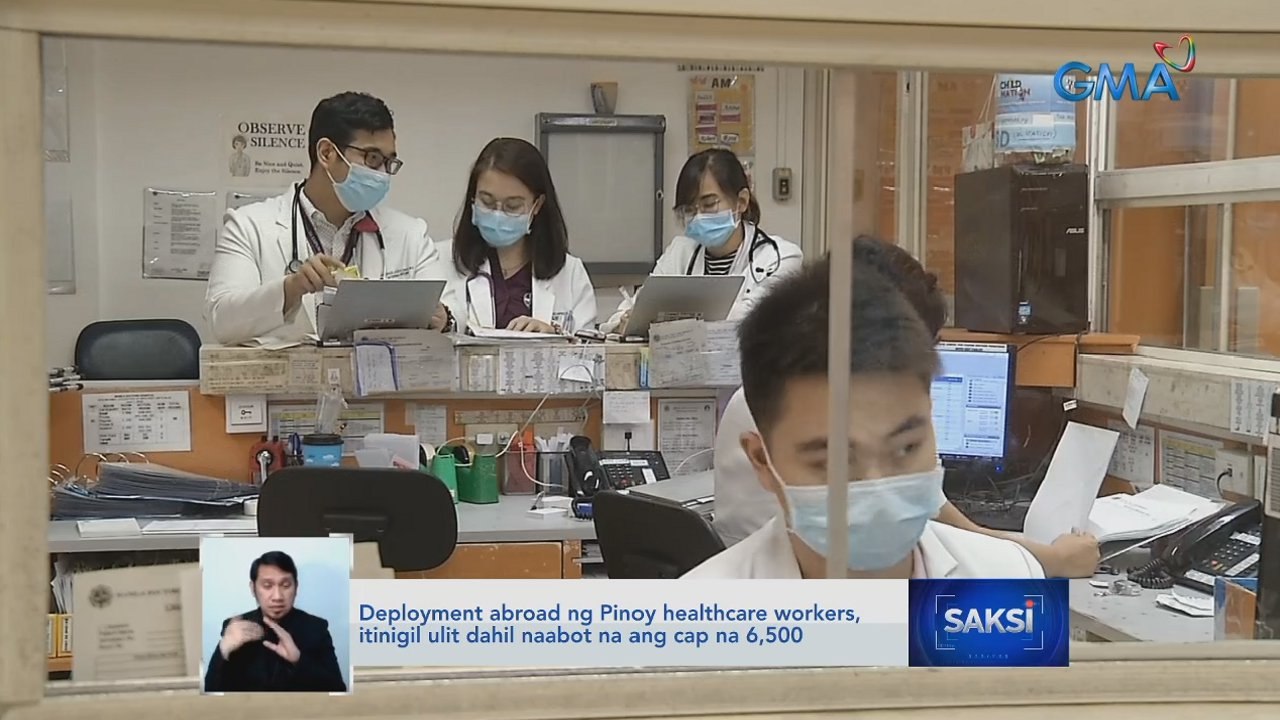Deployment abroad ng Pinoy healthcare workers, itinigil uli dahil naabot na ang cap na 6,500 | Saksi