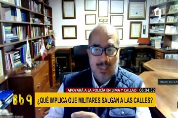 Fuerzas Armadas saldrán a las calles en apoyo de la policía ante incremento de la delincuencia