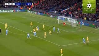 Manchester City 4 VS 1 Club Brugge - Highlights UEFA Champions League