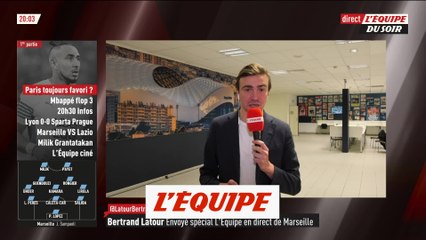 L'OM avec Pol Lirola contre la Lazio Rome - Foot - C3